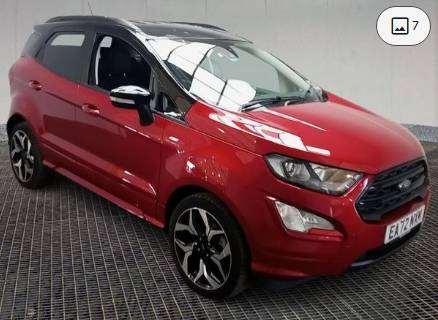 2023 Ford Ecosport 1.0 ST-LINE (X Pack) 140ps 5dr Hatchback PETROL Manual