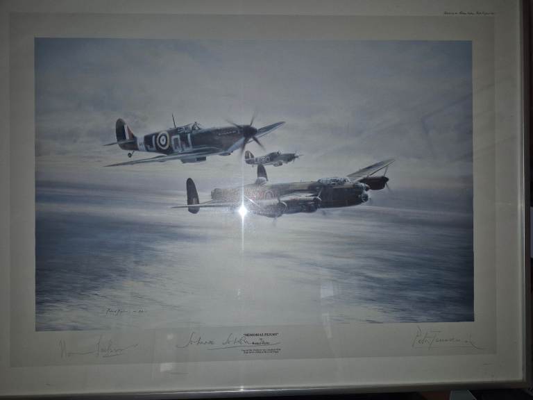 RAF Memorial Flight, Signed.