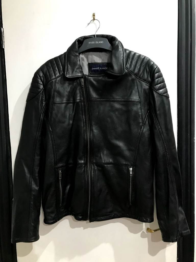 Smart Range male leather jacket, size S