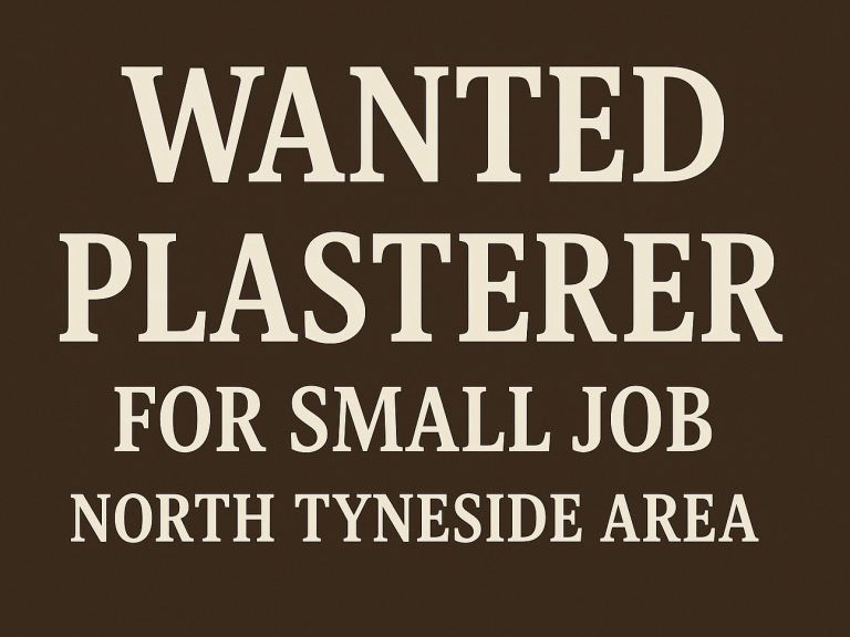 Wanted Plasterer