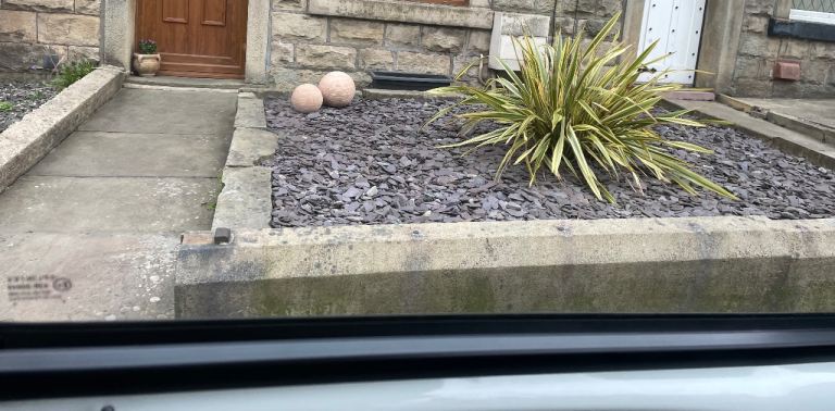 Grey garden slate 