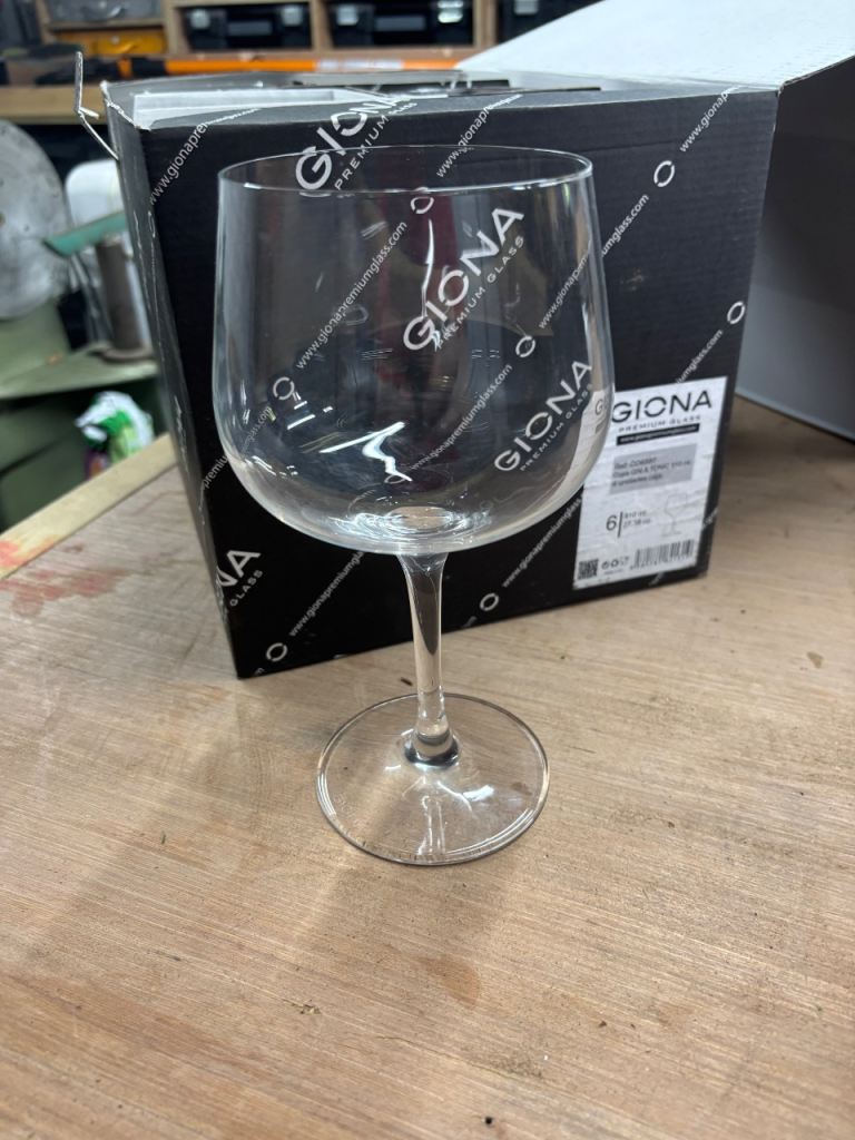 Premium GIN & TONIC 810ml Italian glasses x6