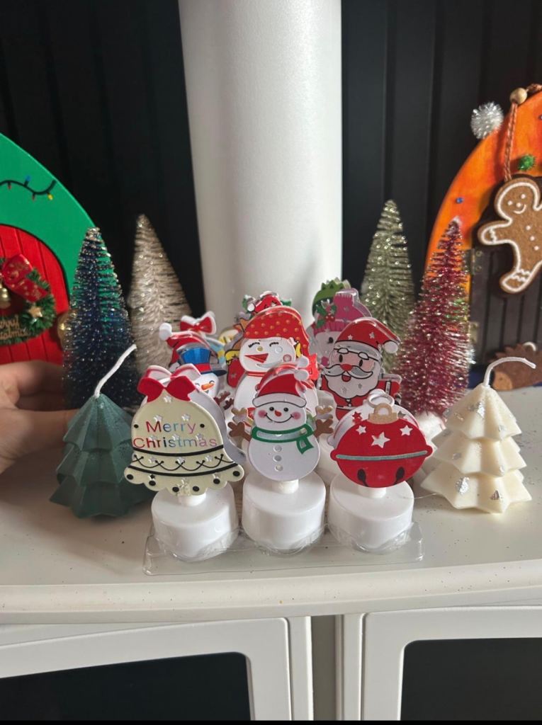 Christmas LED Tealight Decorations – brand new and boxed 