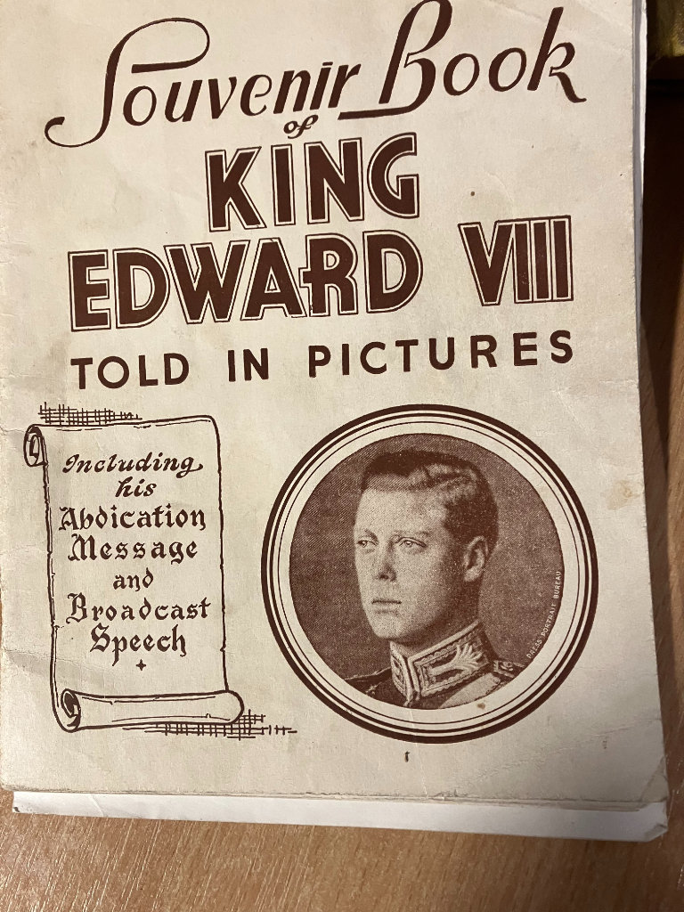 Souvenir Book of King Edward The Eighth.