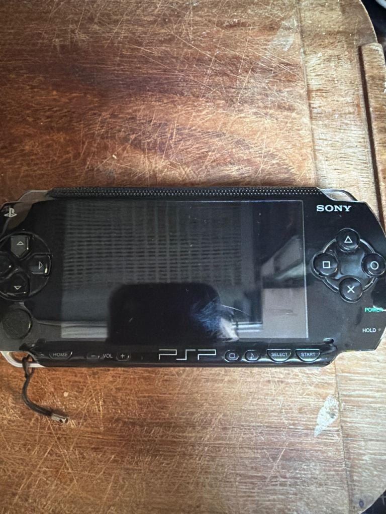 Sony PSP Handheld Console - Black, Good Condition