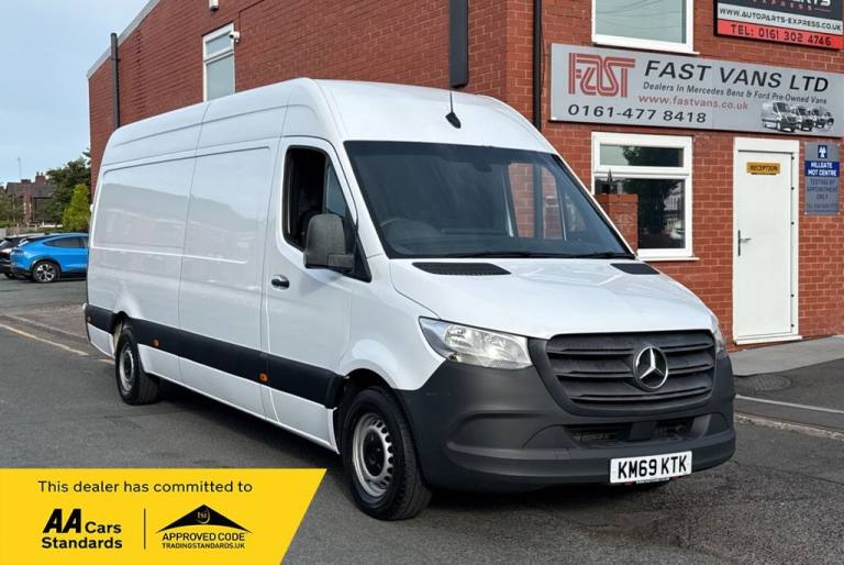 2019 Mercedes-Benz Sprinter 2.1 316 CDI LWB HIGH ROOF 160 BHP Panel Van Diesel Manual