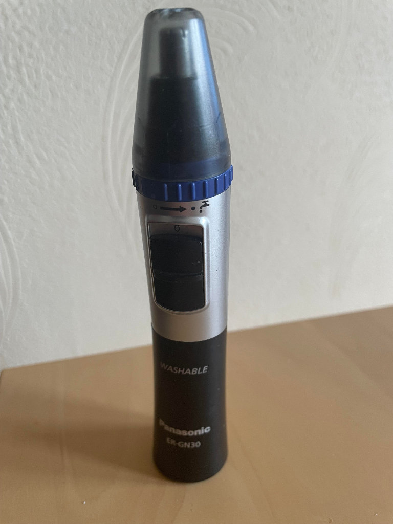 AS NEW PANASONIC WASHABLE HAIR TRIMMER (Nose Ear Moustache Beard)