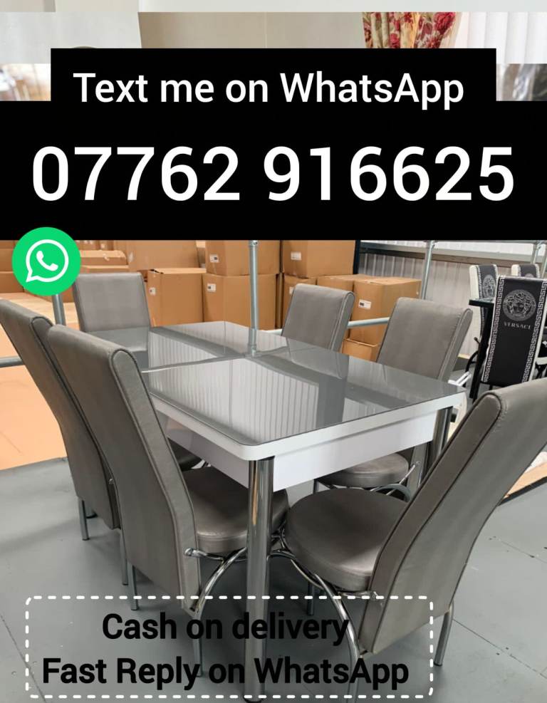 Dining Table with 6 chairs.