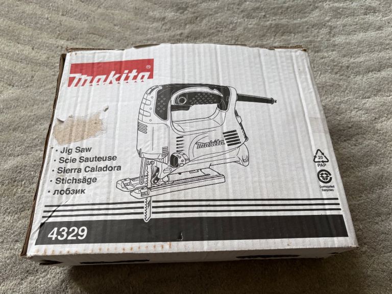 Makita 4329 Jigsaw - Almost New Condition, Boxed