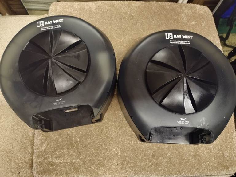 Bay West Black Toilet Roll Dispenser ( 3 rolls)