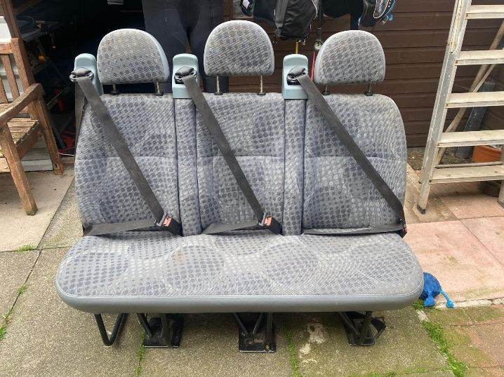 Ford transit mk7 rear seats with belts