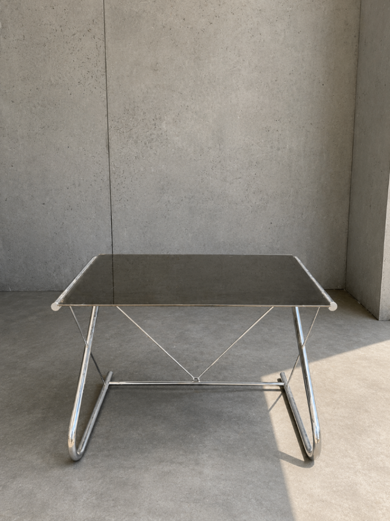 Chrome desk 1970s vintage retro mid century Danish 
