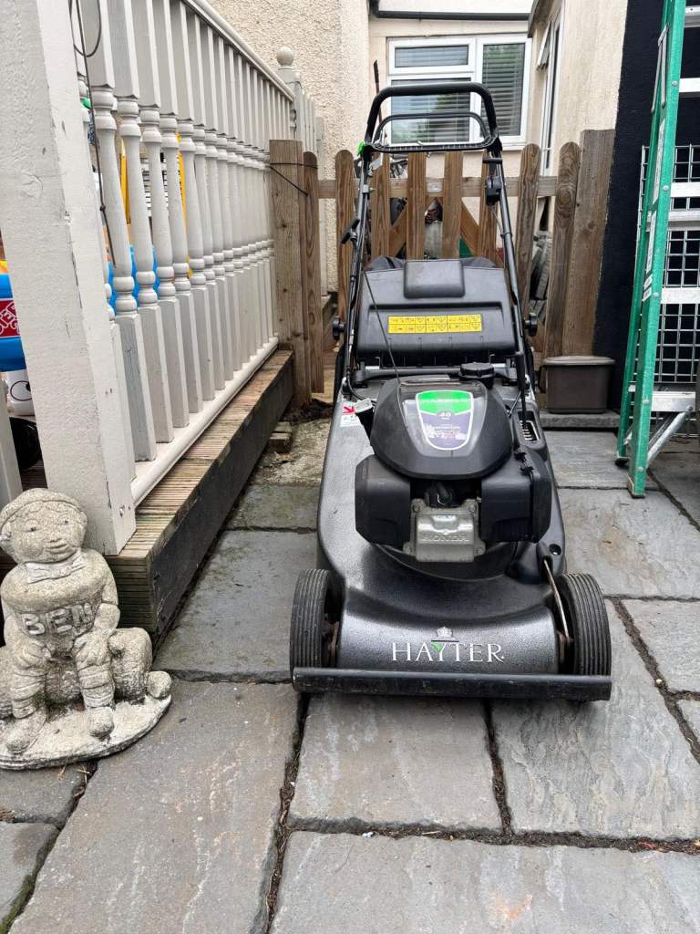 Hayter Harrier 48 Pro Petrol Self-Propelled Lawn Mower Roller Blade Brake 2022