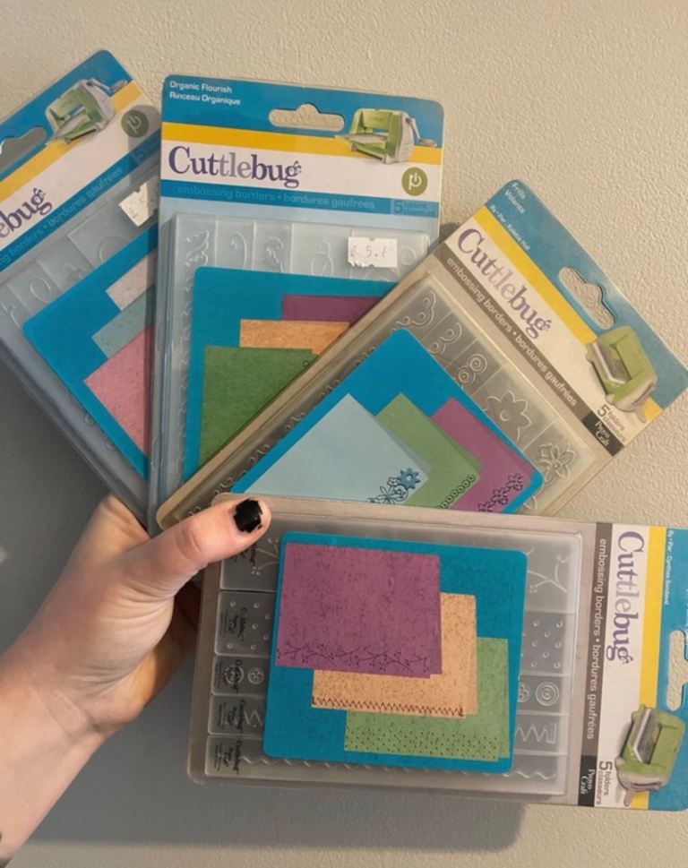 Cuttlebug Die Cut diecutting border packs x 4 for arts and crafts and card making 
