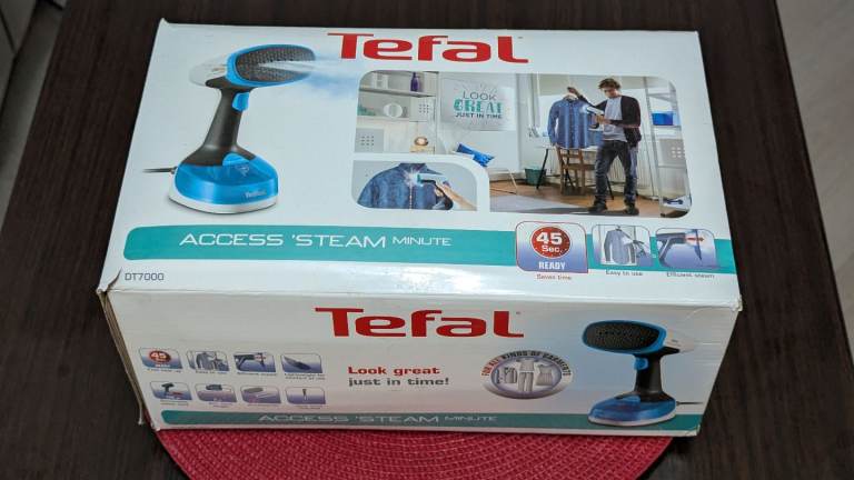 Tefal Access Steam Minute Handheld Garment Steamer DT7000E0 – 1100W