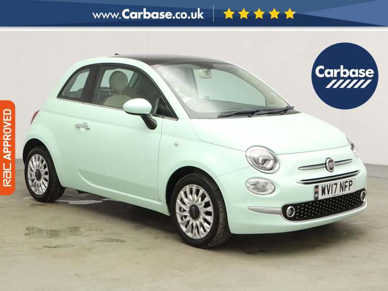 2017 Fiat 500 1.2 Lounge Hatchback 3dr Petrol Manual Euro 6 (s/s) (69 bhp) Hatchback PETROL Manual