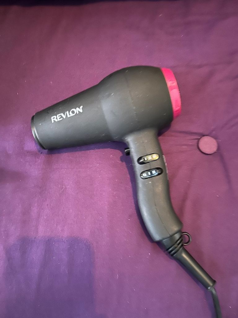 Revlon Hair Dryer – Black, Good Condition
