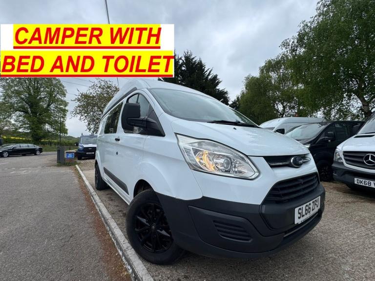 2017 Ford Transit Custom 2.0 TDCi 290 L2 H2 LWB HIGH ROOF CAMPER  PANEL VAN Diesel Manual