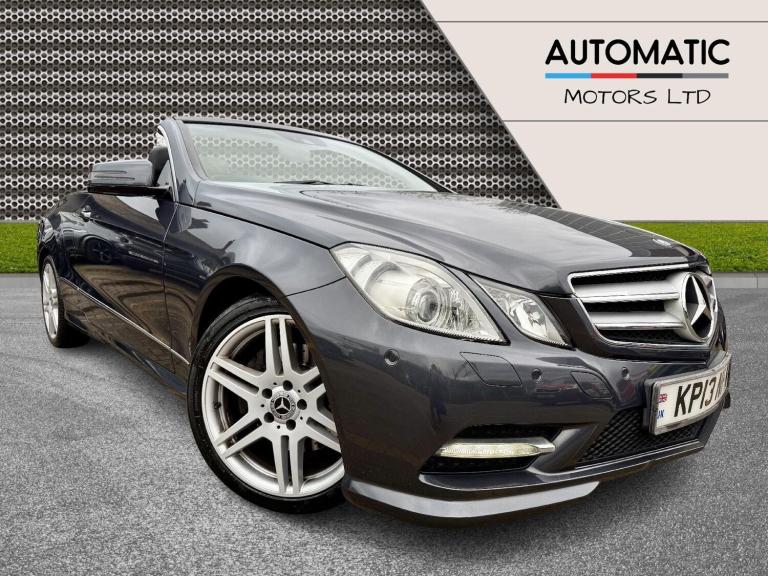 2013 Mercedes-Benz E Class 2.1 E250 CDI BlueEfficiency Sport Cabriolet 2dr