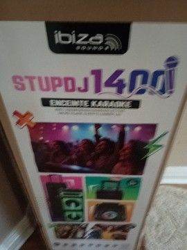 Ibiza Sound STUPDJ1400 Karaoke Speaker System - NEW