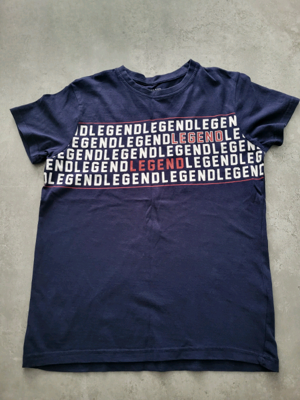 Boys Navy Tshirt 'Legend'
