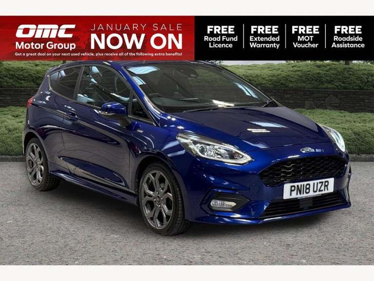 2018 Ford Fiesta 1.0 EcoBoost ST-Line 3dr HATCHBACK PETROL Manual