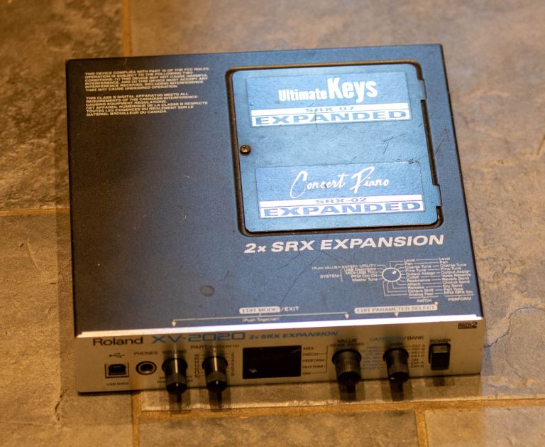 Roland XV-2020 plus expansion boards