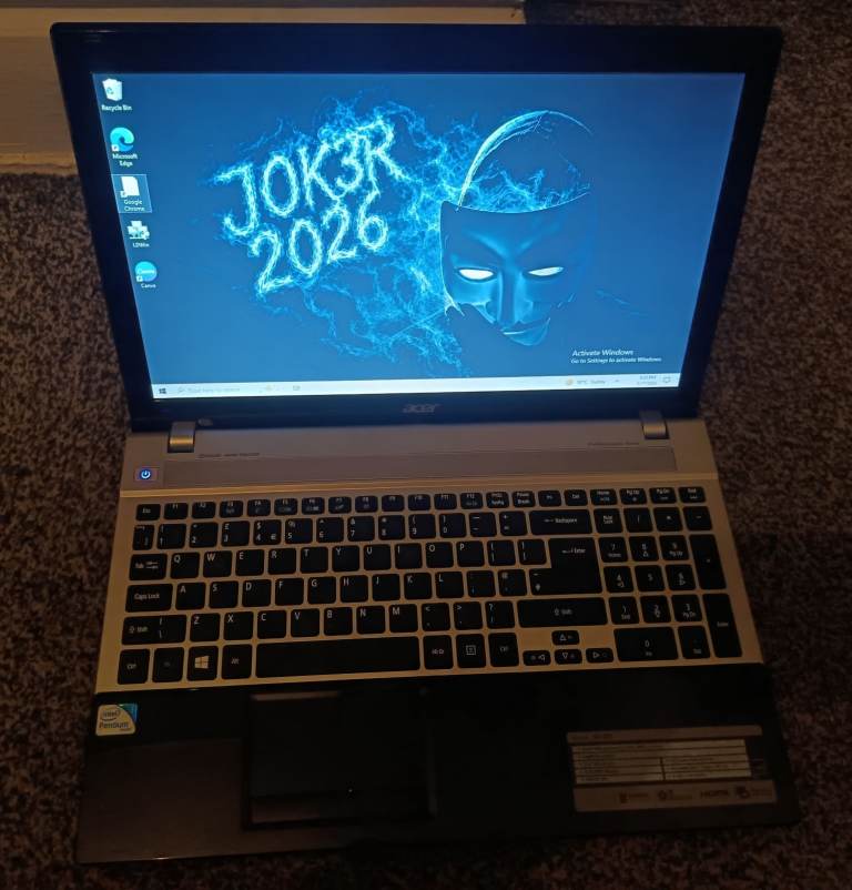 Acer Aspire V3-531 15.6" Laptop – 8GB RAM, 500GB HDD, Windows 11
