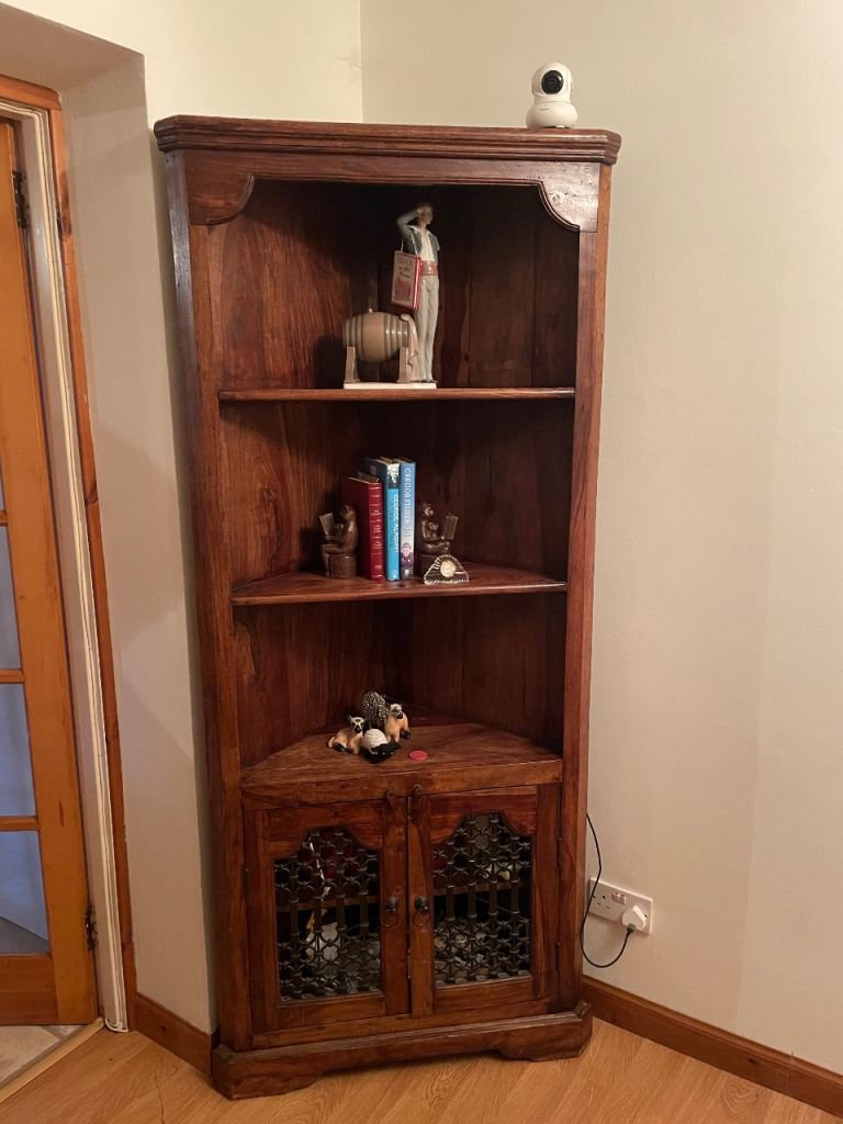 image for Wooden corner display unit