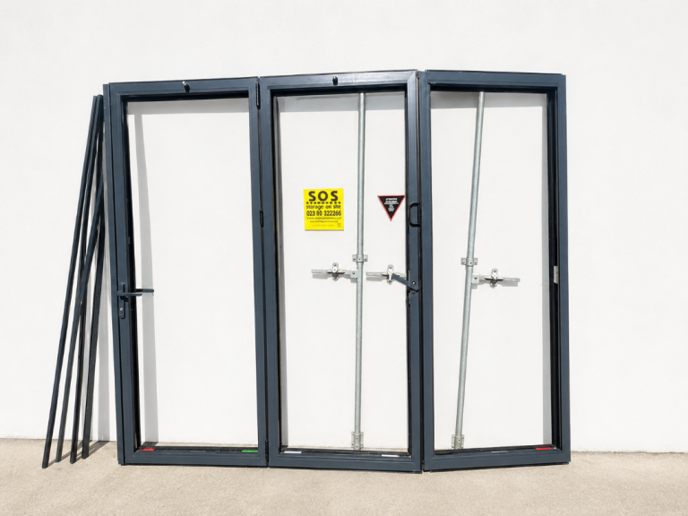 Aliminium Anthracite grey bifolding doors