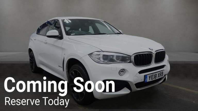2018 BMW X6 3.0 30d M Sport Auto xDrive Euro 6 (s/s) 5dr COUPE Diesel Automatic