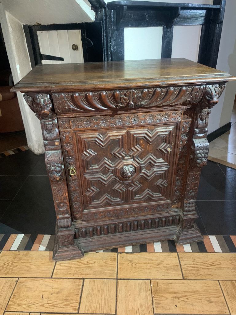 Antique French renaissance oak