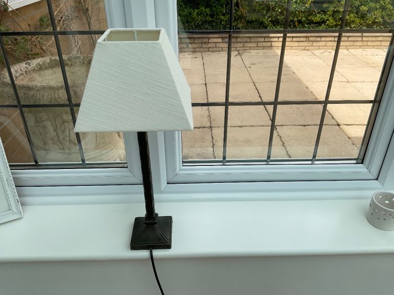 Laura Ashley Antique Bronze Table Lamp.