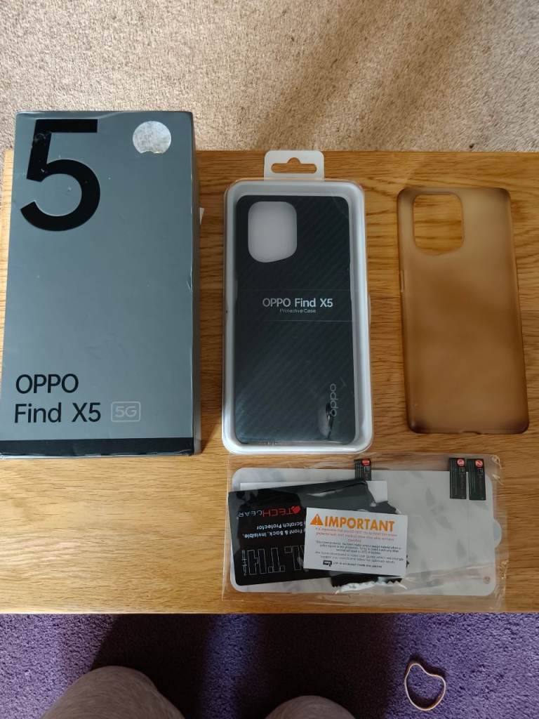 Oppo Find X5 White Boxed In excellent condition 