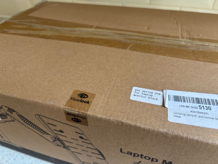 New Laptop Mount Tray with Monitor Stand – VESA Compatible