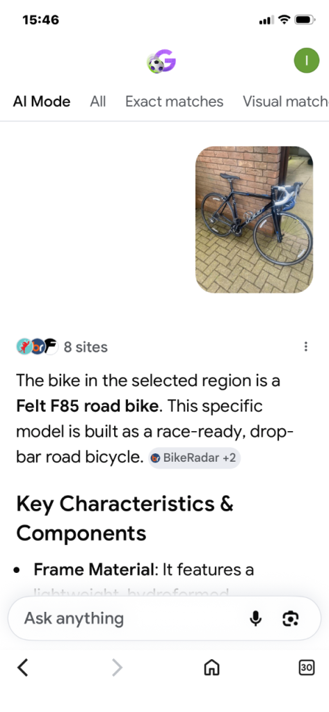 Road Racer FELT F85 