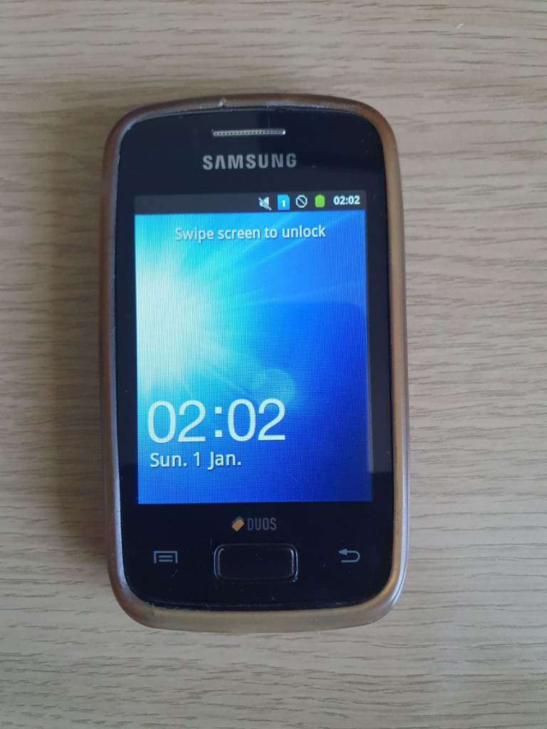 Samsung Galaxy Y Duos GT-S6102 Black Unlocked DUAL SIM Smartphone