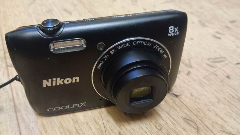 Nikon Coolpix A300 Digital Camera – Black, Good Condition