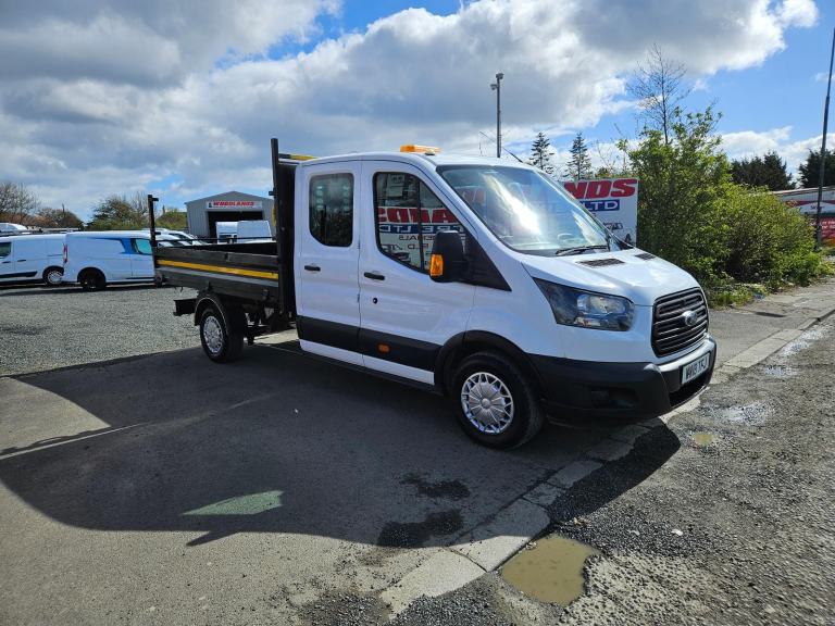 2018 ON 18 PLATE FORD TRANSIT 350 TDCI 170 RWD LWB DROPSIDE PICKUP 34K ULEZ FREE