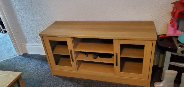 Oak effect sideboard 