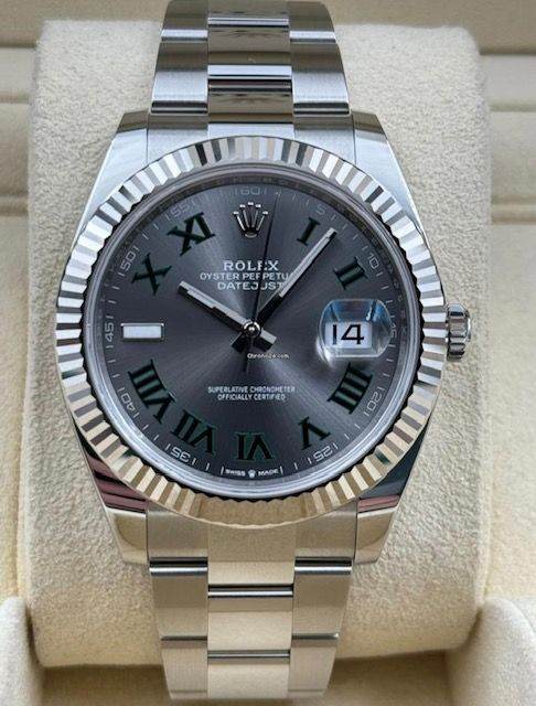 ROLEX 41MM WIMBLEDON DIAL BOX AND PAPERS