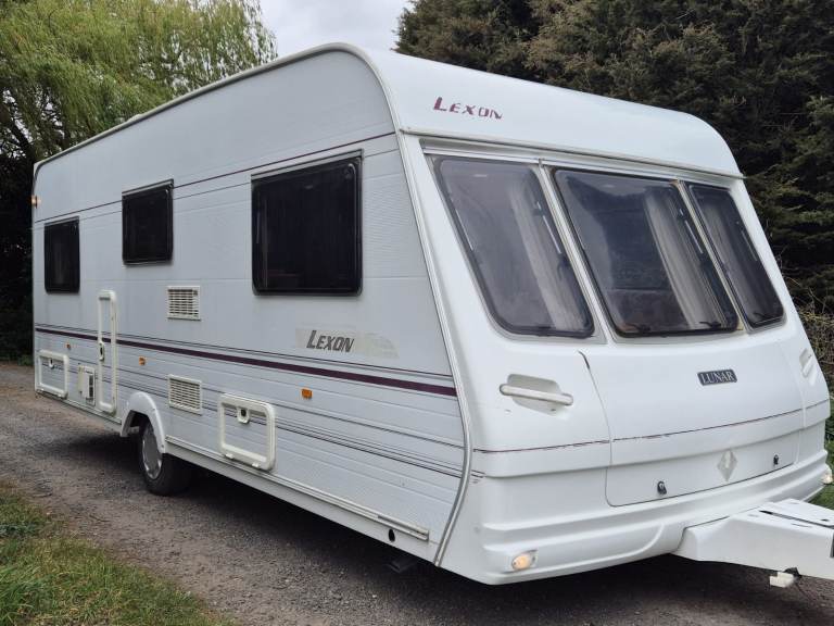 Lunar Lexon 2003 4 berth fixed bed caravan + mover and more