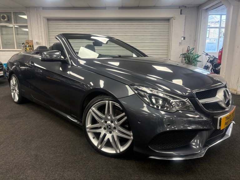 STUNNING RARE MERCEDES E350d AMG LINE CABRIOLET 9G-AUTO DIESEL EURO 6 *BIG SPEC*