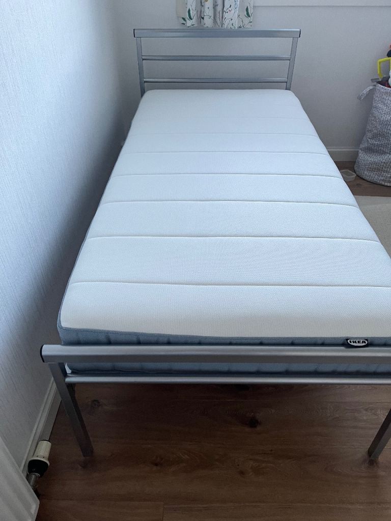 Ikea mattress Vesteroy, Standard single Firm light blue.
