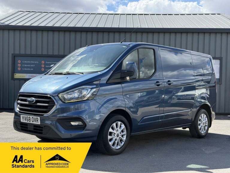 2019 Ford Transit Custom 2.0 EcoBlue 130ps Low Roof Limited Van PANEL VAN DIESEL Manual