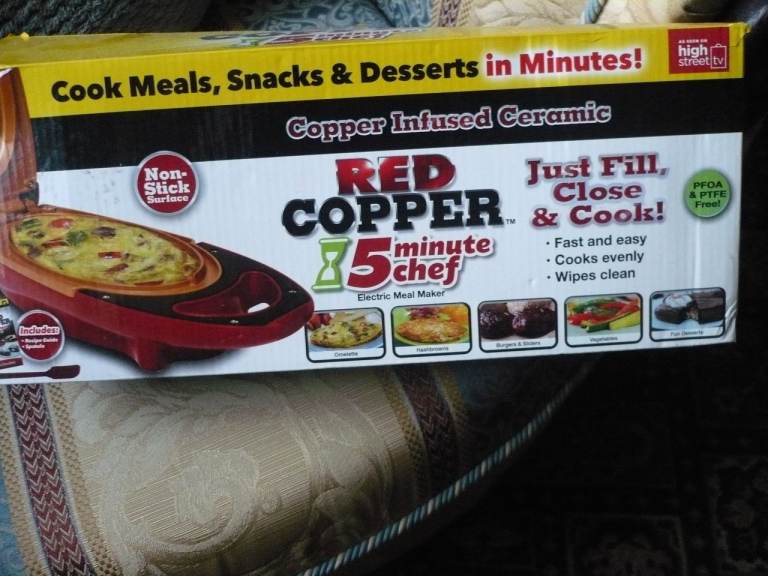 RED COPPER 5 MINUTE CHEF – Still in Packaging