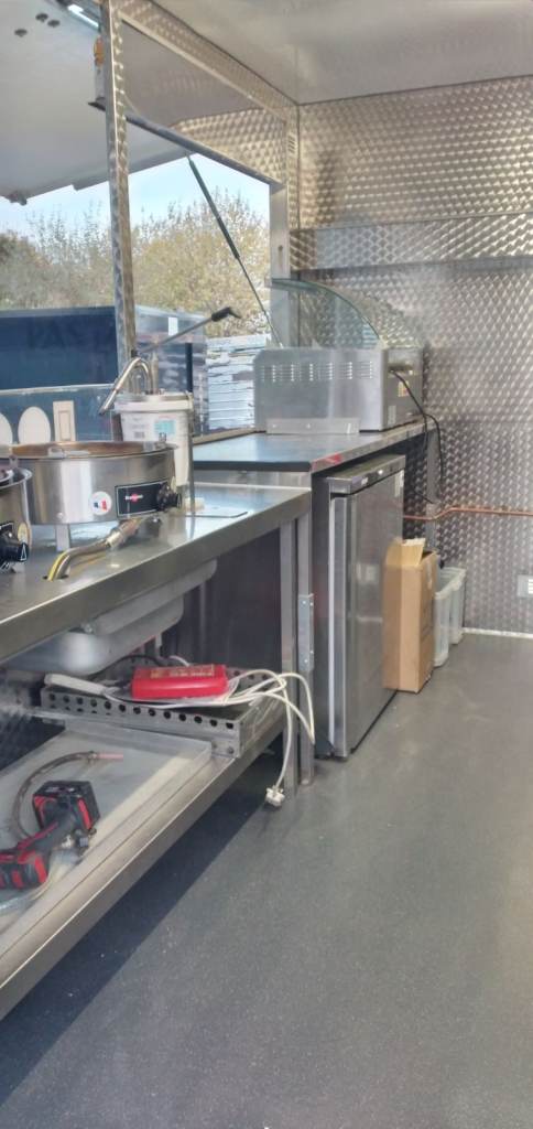 Coffee & crepes catering trailer burger van mobile kitchen equipment 