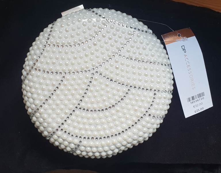 New pearls and crystals bag