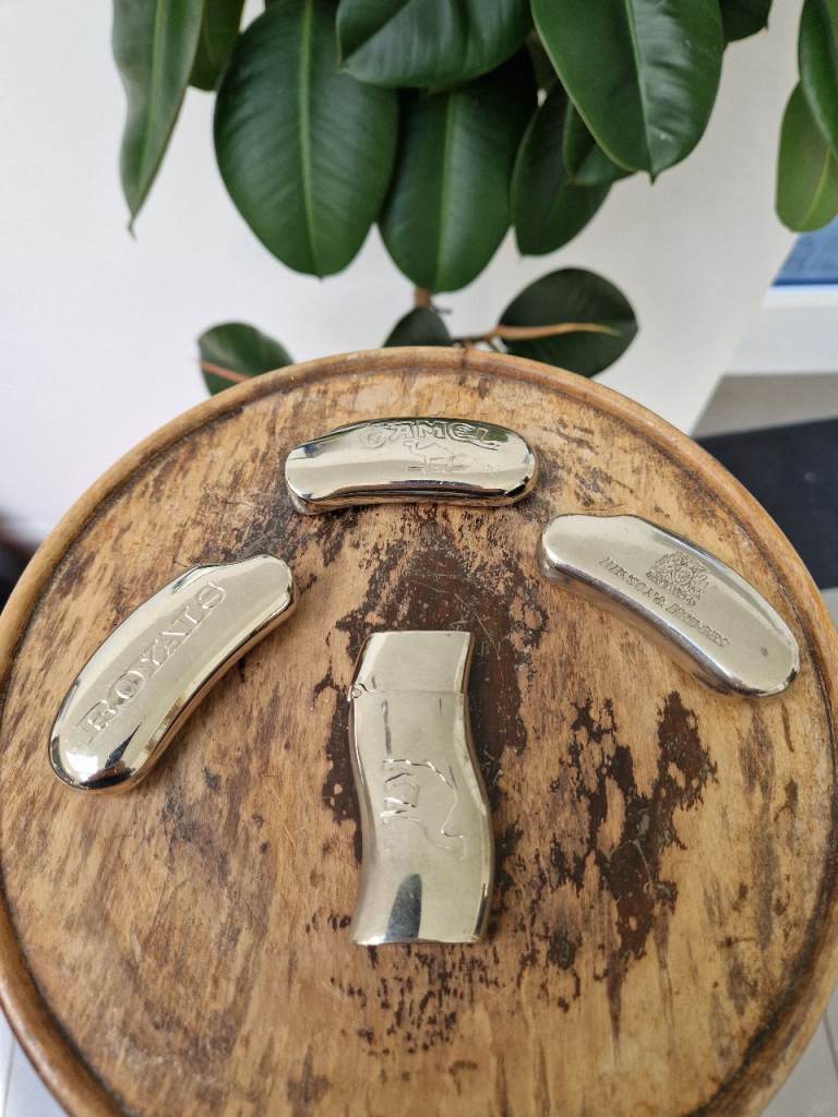 Collection of Vintage Metal Lighter Covers