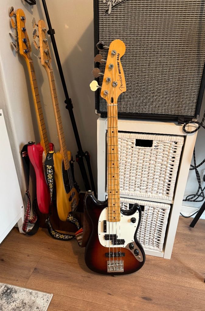 Fender Mustang bass guitar . Sell or Swap